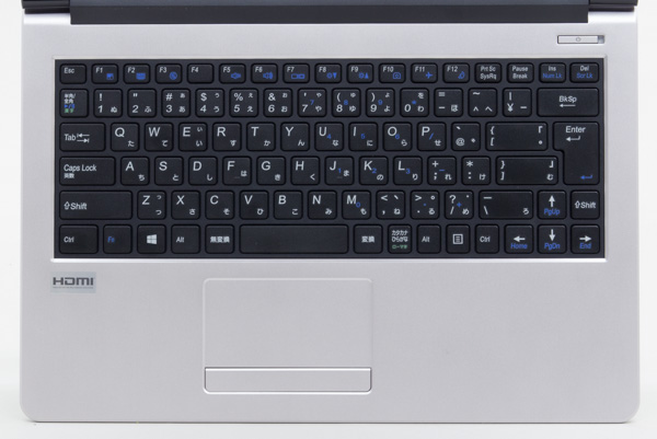 LuvBook Bシリーズのキーボード