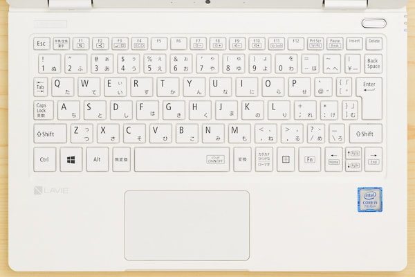 LAVIE Direct NMのキーボード