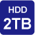 HDD 2TB