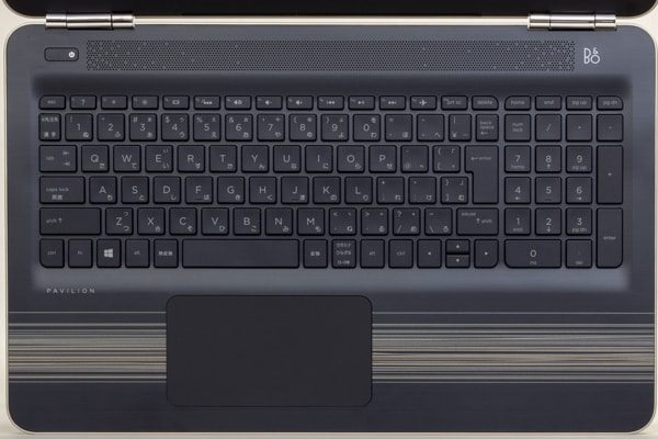 HP Pavilion 15-au100のキーボード