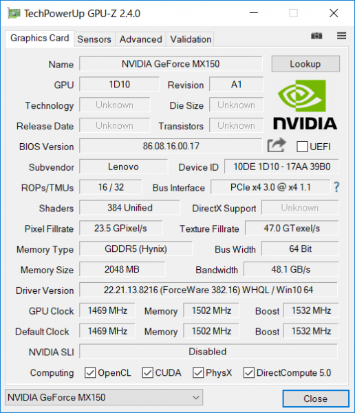 PC/タブレット ノートPC GeForce MX150の性能＆ベンチマーク結果を紹介！ FF14やドラクエ10は 