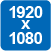 1920x1080ドット