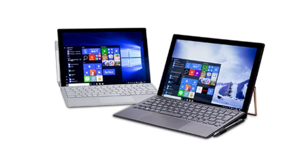 Spectre x2 Surface Pro 比較