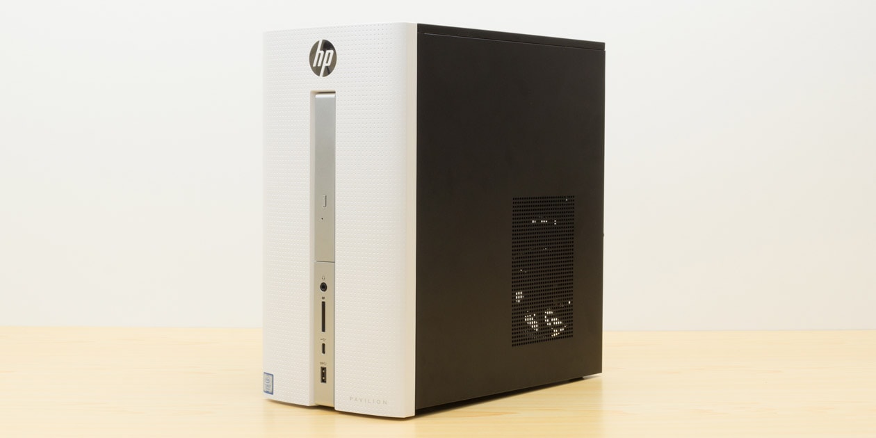 HP Pavilion 570 レビュー：スタイリッシュでも高性能なデスクトップPC 