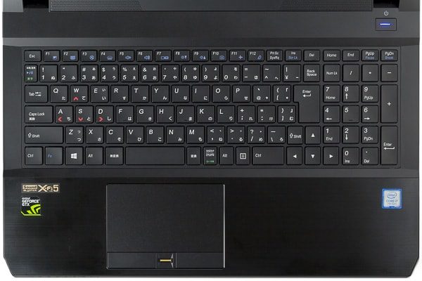 DAIV-NG5720シリーズのキーボード