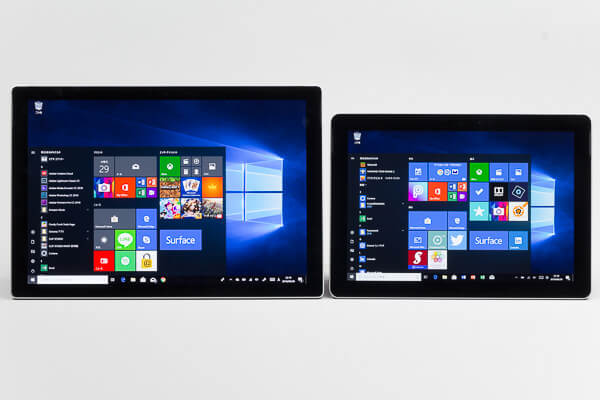 Surface GoとSurface Proの比較 液晶ディスプレイのスペック