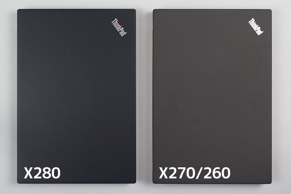 ThinkPad X280 X260との違い