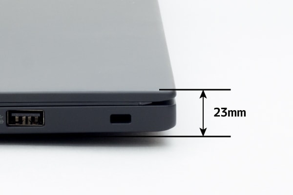 ThinkPad X1 Extrem 薄さ