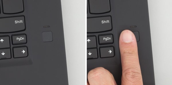 ThinkPad X1 Extreme 指紋センサー