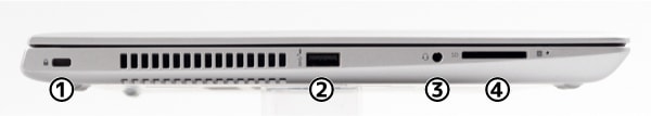 HP ProBook 430 G5 左側面