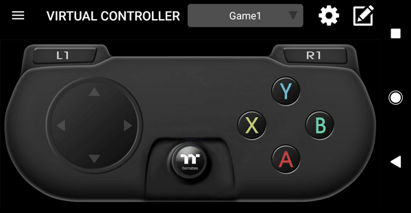 X1 RGB バーチャルコントローラー