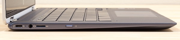 HP Chromebook x360 14 左側面