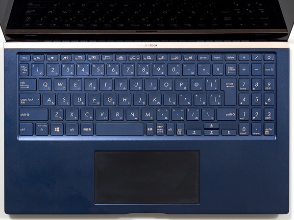 ZenBook 15 UX534FT キーボード