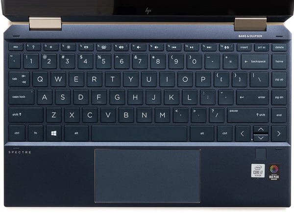 HP Spectre x360 13 2019年モデル キーボード