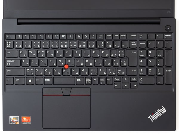 ThinkPad E15 Gen2 (AMD) キーボード