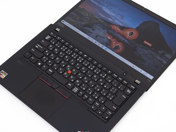ThinkPad T14 Gen 1 (AMD) ディスプレイ角度