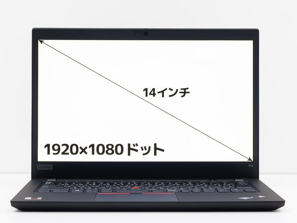 ThinkPad T14 Gen 1 (AMD) 画面サイズ