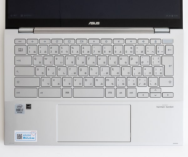 ASUS Chromebook Flip C436FA キーボード