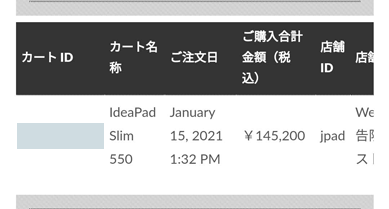 IdeaPad Slim 550 購入