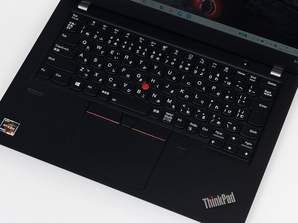 ThinkPad X13 Gen1（AMD）パームレスト