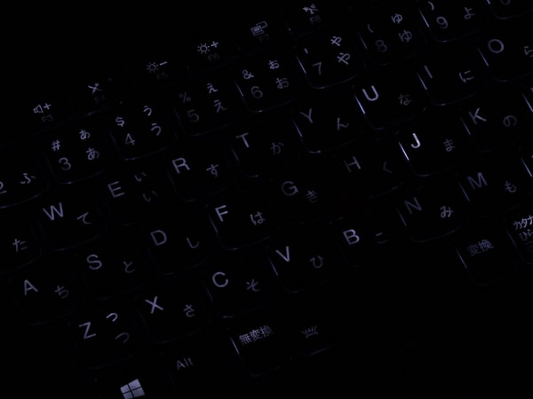 ThinkPad X13 Gen1（AMD）　バックライト