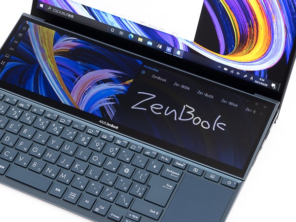 ZenBook Duo 14 UX482EG　手書き
