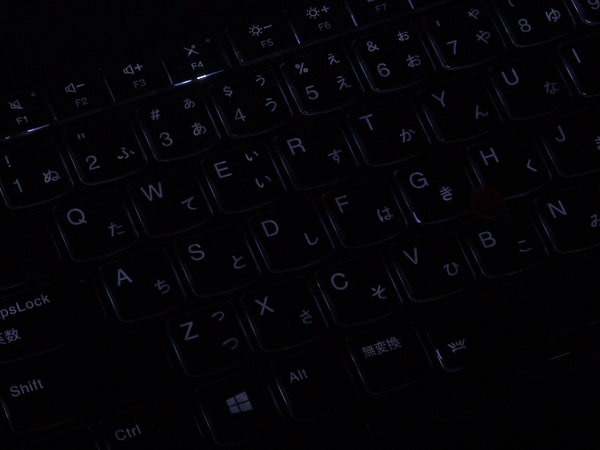ThinkPad X1 Extreme Gen 3　バックライト
