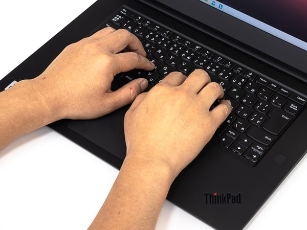 ThinkPad X1 Extreme Gen 3　タイプ感