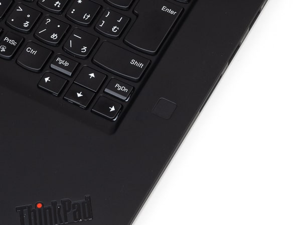ThinkPad X1 Extreme Gen 3　指紋センサー