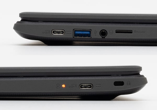 Acer Chromebook 712 C871T-A38N　インターフェース