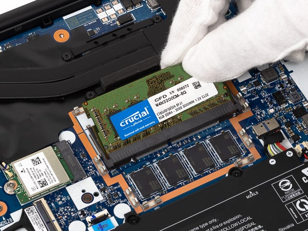 ThinkPad E14 Gen 3(AMD)　メモリー増設