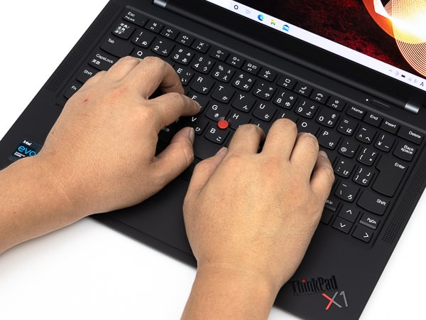 ThinkPad X1 Carbon Gen 9　タイプ音
