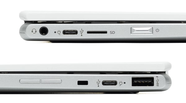 HP Chromebook x360 12b　インターフェース