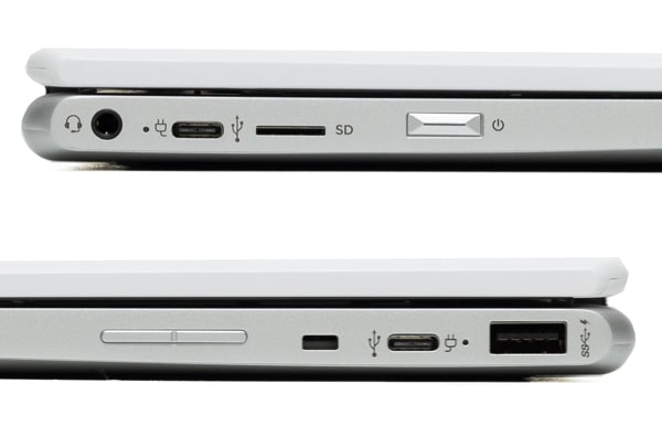 HP Chromebook x360 14b　インターフェース