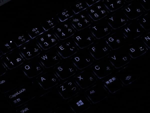 ThinkPad X13 Gen 2 バックライト