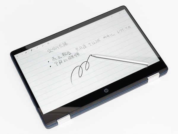 HP Chromebook x360 14b　ペン入力
