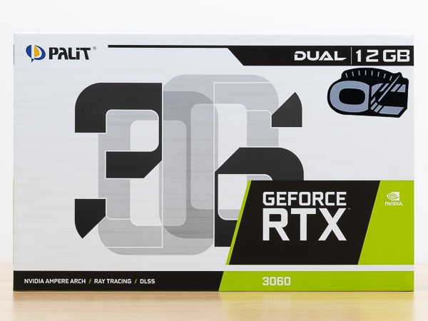 Palit GeForce RTX 3060 Dual OC　パッケージ