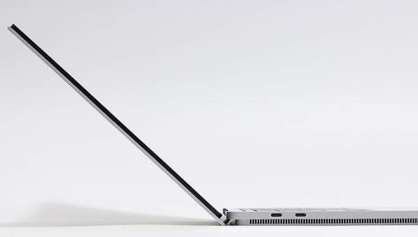 Surface Laptop Studio　ディスプレイ角度