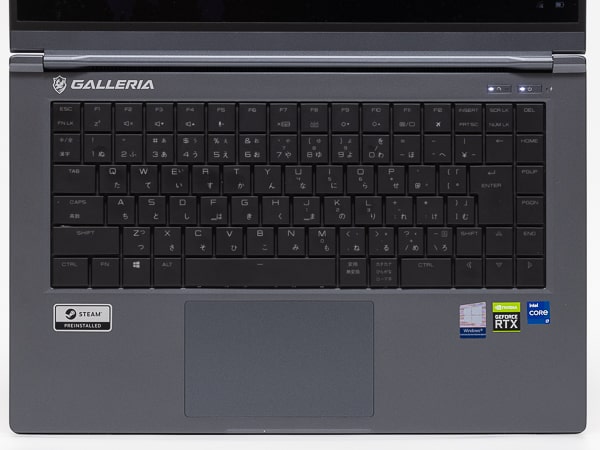 GALLERIA UL7C-R37　キーボード