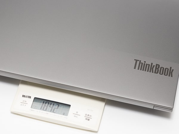 ThinkBook 15 Gen3（AMD）　重さ