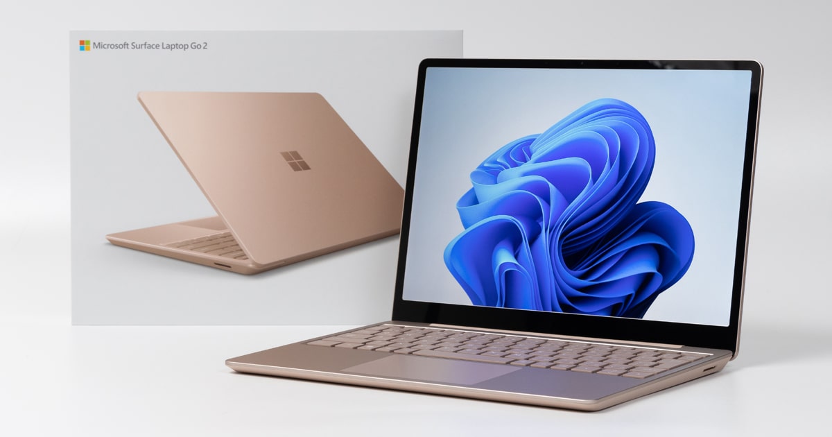 Surface Laptop Go 2ぶっちゃけレビュー：第11世代搭載の12.4インチ