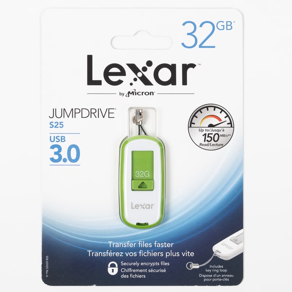 Lexar JumpDrive S25　パッケージ