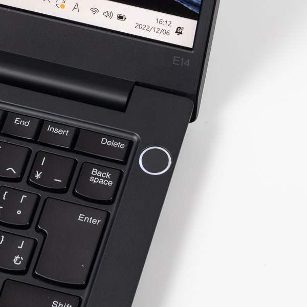 ThinkPad E14 Gen4　指紋センサー